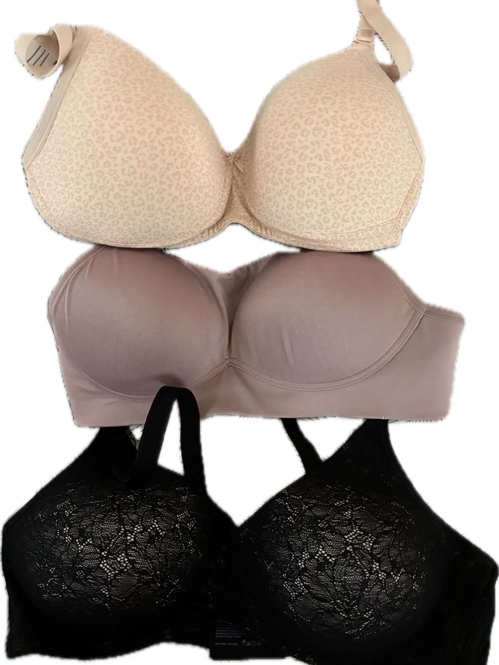 Three wireless bras for $40!